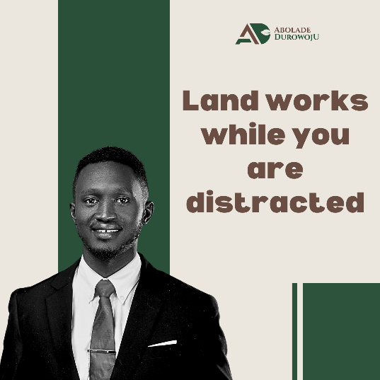 While your money is resting in the bank, land is working overtime